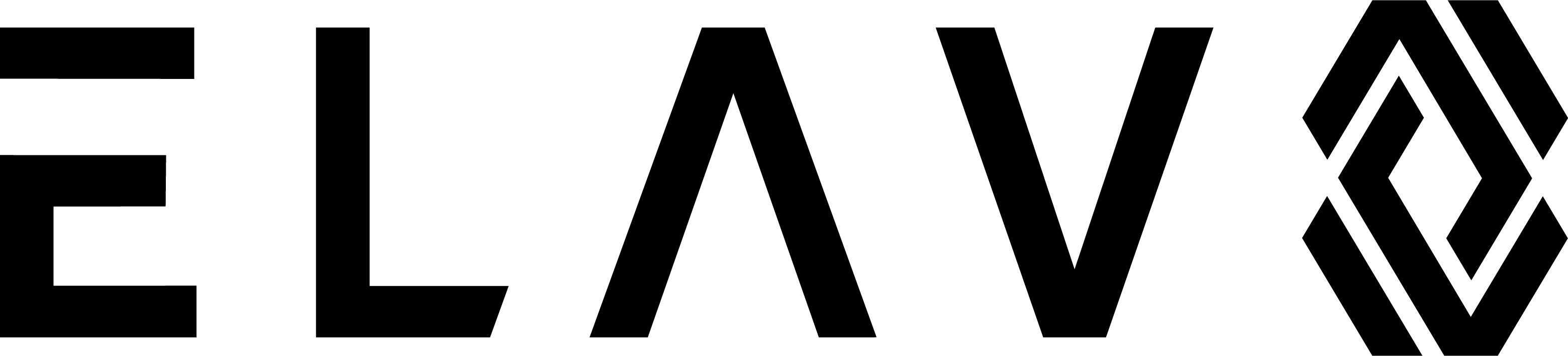 ELAV8 horizontal lockup (black)