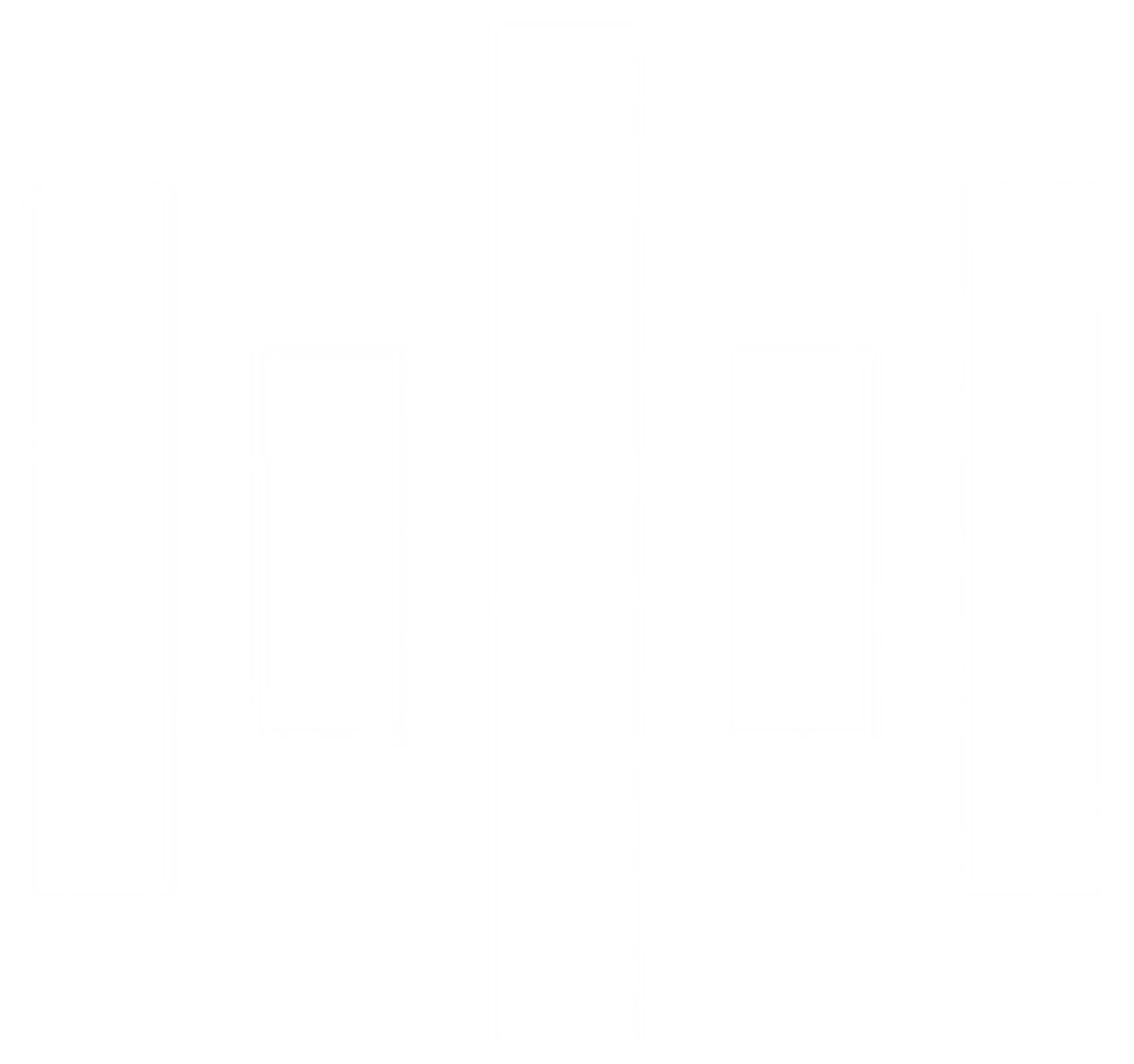 FALA bars symbol (white)