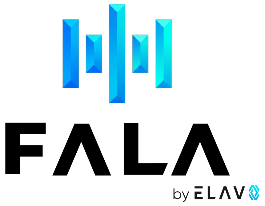 FALA stacked lockup with by ELAV8 (black)